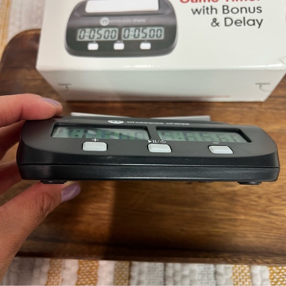 Wholesale Chess Basic Digital Chess Clock & Game Timer with Bonus and Delay - Picture 7 of 15